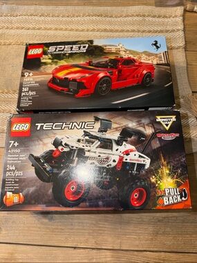 LEGO Speed Ferrari 812 76914 + Technic Monster Jam Monster Mutt Dalmatian 42150